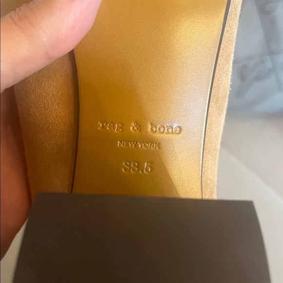 Rag & Bone Astra Chelsea Suede Boots - Picture 7 of 8